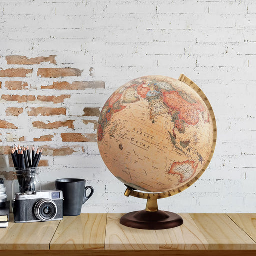 Classic A4 Antique World Globe