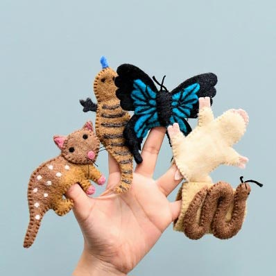 Australian Animals F - Finger Puppet Set