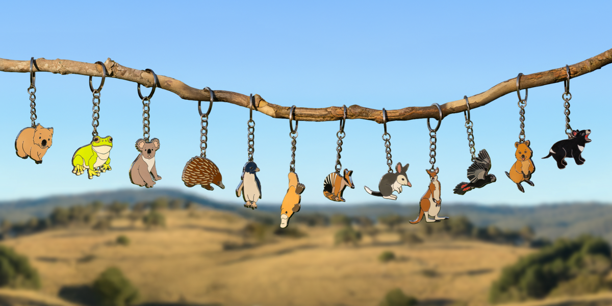 Endangered Animal Keyrings & Pins — Australian Geographic