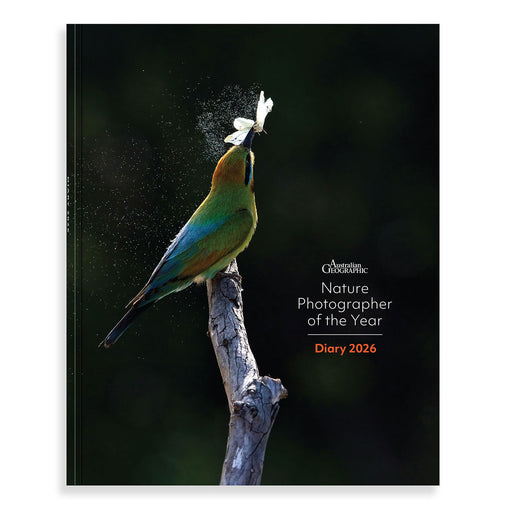 cover of the australian geographic nature photographer of the year 2026 diary