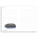 Notepad with a emperor penguin design on a white background