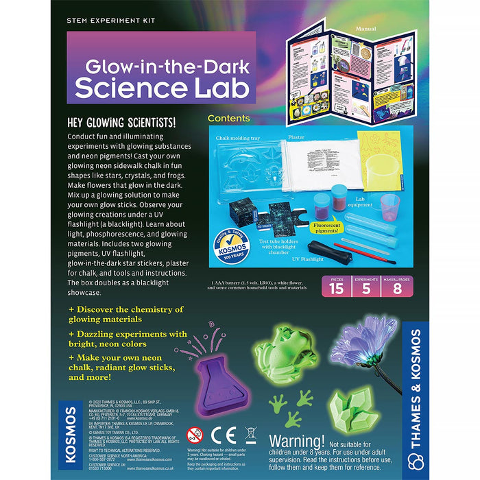 Glow in the dark science lab