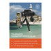 Australian Geographic telephoto magnifier monocular with tripod and phone cradle on a scenic background