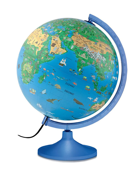 Family S Solid 30cm World Globe