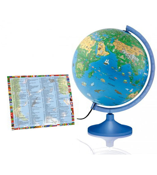 Family S Solid 30cm World Globe