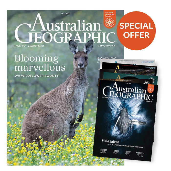 Australian Geographic Subscription 1 Year (6 issues + 2 Bonus) + Current Issue