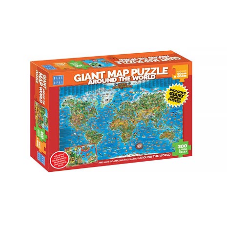 Giant Map Puzzle Around the World