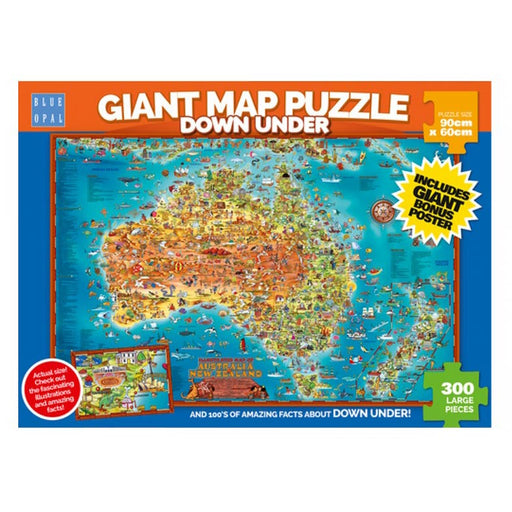 Giant Map Puzzle Down Under