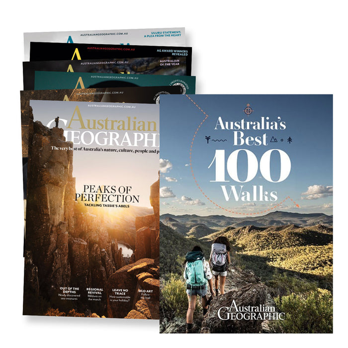 Australian Geographic 1 Year Gift Subscription + Australia's Best 100 Walks Book