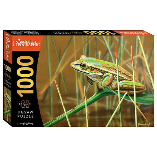 Australian Geographic 1000 Piece Jigsaw: Lounging Frog