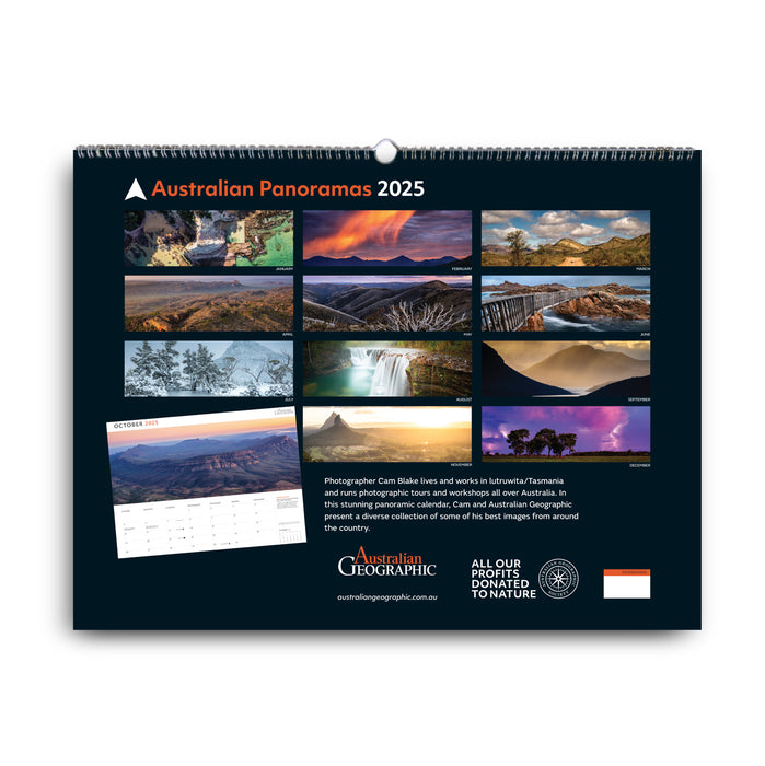 Australian Geographic Panorama Calendar 2025