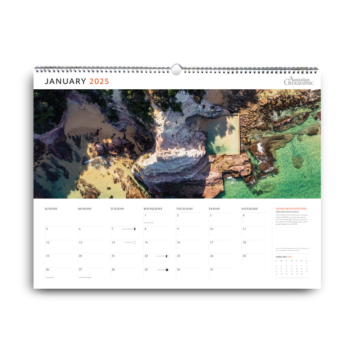 Australian Geographic Panorama Calendar 2025