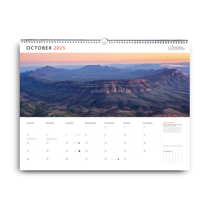 Australian Geographic Panorama Calendar 2025