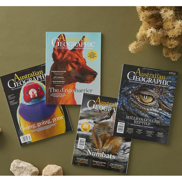 Australian Geographic Magazine 6 issues (1 year) + 2 BONUS ISSUES Subscription