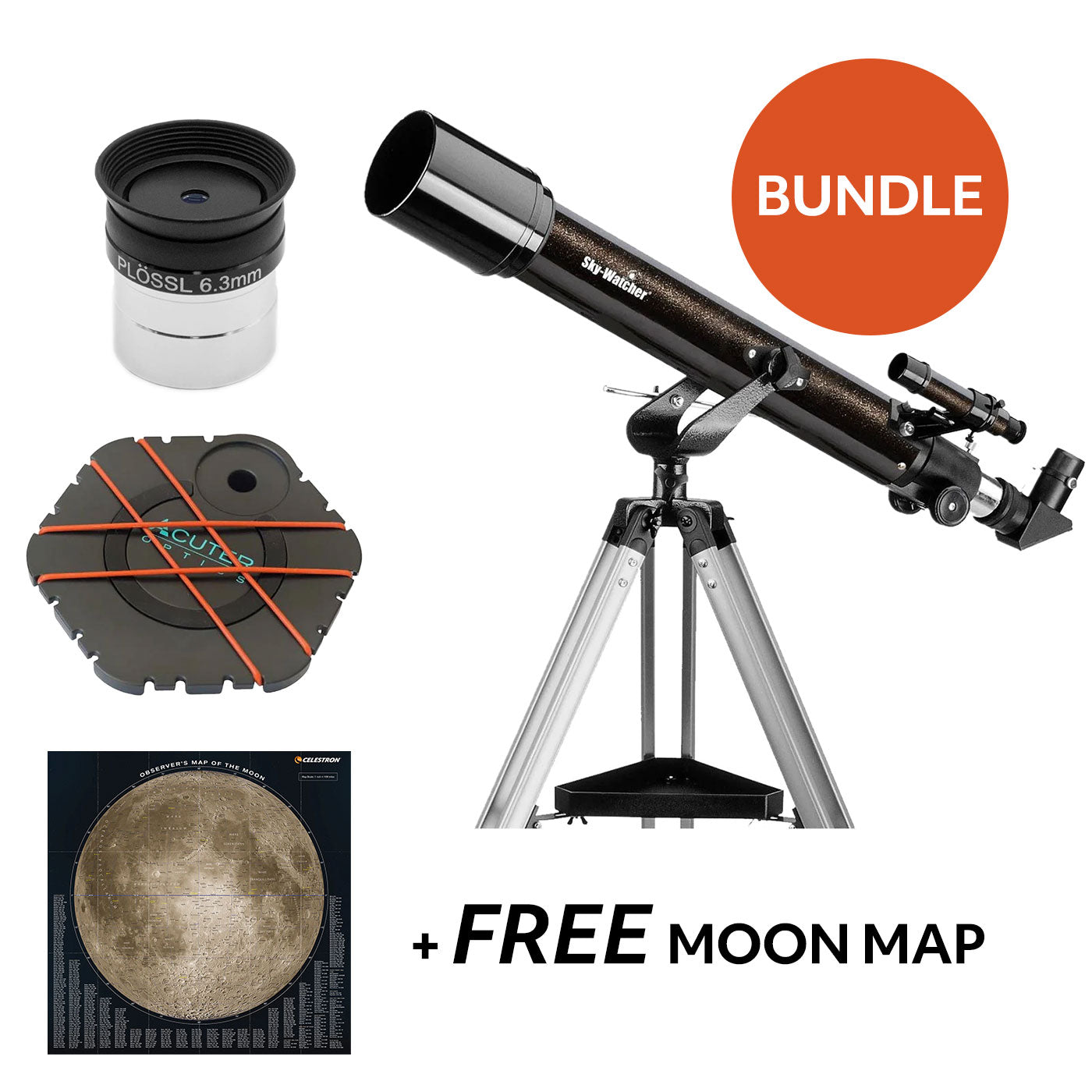 Skywatcher 70/700 Refractor Telescope Moon Bundle — Australian Geographic