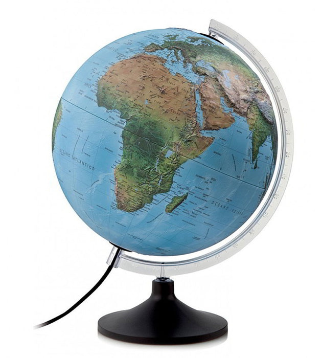 Solid R Relief 30cm World Globe