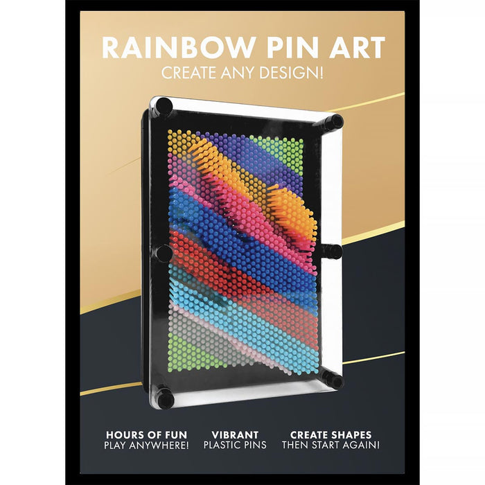 Rainbow Pin Art