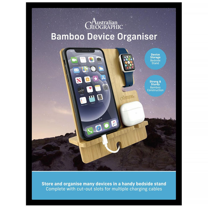 Bamboo Device Organiser