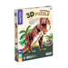 3D puzzle packaging with a tiger design on a white background