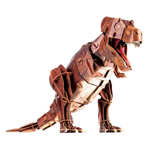 dinosaur model on a white background