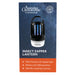 Australian Geographic branded insect zapper lantern retail box on a plain white background. The package shows a black and white lantern with blue light bars, a starry dark blue background, and orange text blocks listing features.