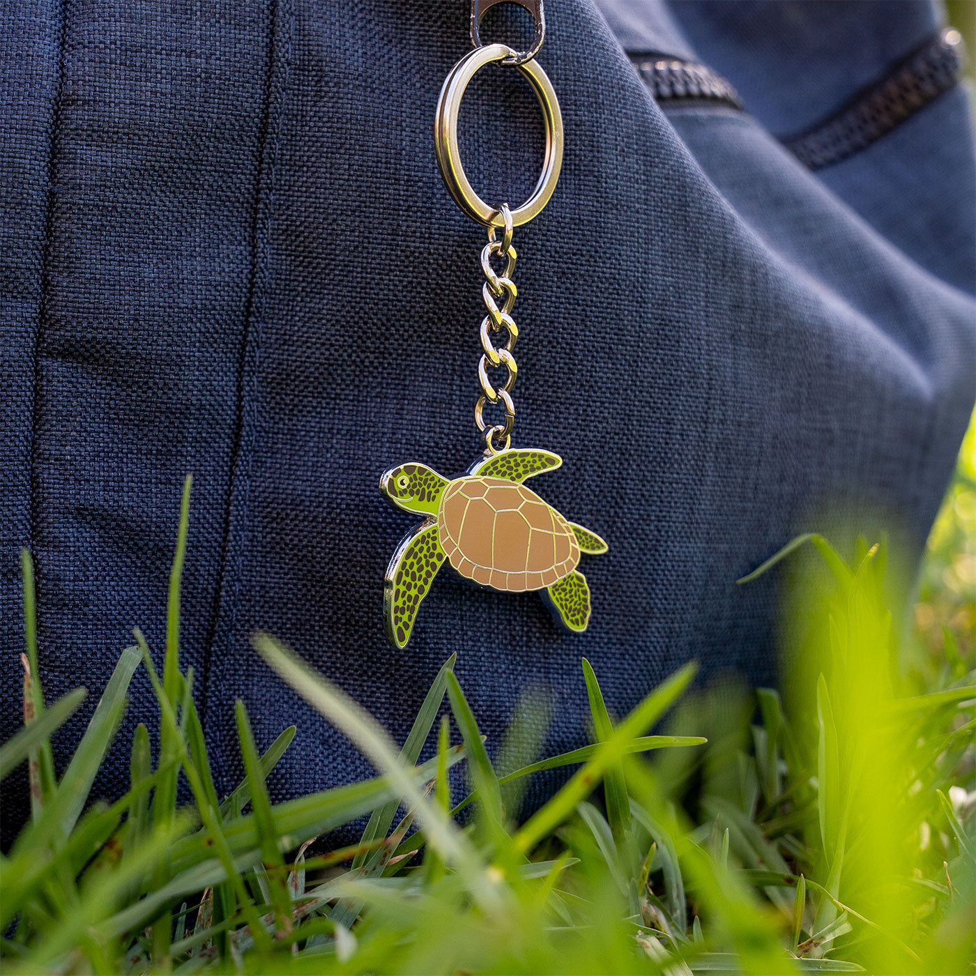 Green Turtle Wildlife Gift Keyring β Australian Geographic