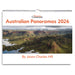Calendar cover for 'Australian Panoramas 2026' by Jason Charles Hill with a scenic Australian landscape.