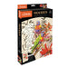 Australian Geographic brand wooden shaped jigsaw puzzle box, 124 pieces, featuring a colorful parrot and red flowers on a cream background with black borders.