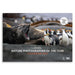Australia Geographic Nature Photographer of the Year Calendar 2027, featuring a wildlife photograph of a seal and gentoo penguins on a white background.