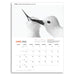 Calendar page for June 2026 featuring a black and white photo of two birds.