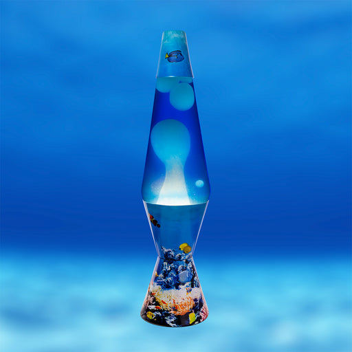 Aqua World Lava Lamp - Blue