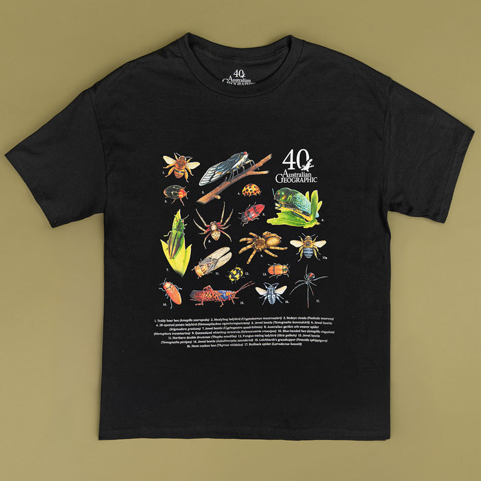 Invertebrates of Australia Youth T-Shirt - Australian Geographic 40th Anniversary