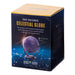 Box packaging of a 360-degree celestial globe with branding on a white background