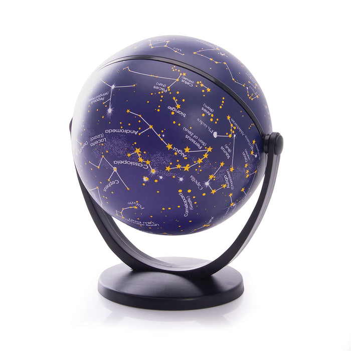 Star globe with constellations on a white background
