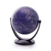 Globe with star constellations on a white background