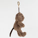 Plush quokka keychain on a light gray background