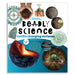 Book cover of 'Deadly Science: Earth's Changing Surfaces' with geological images and text.