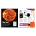 Educational magazine spread about the Sun with images and text.