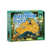 Box for 'Explore Australia Dig Kit' with a map of Australia and illustrations of animals on a white background.