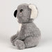 Plush toy koala on a white background