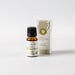 Bottle and box of Australian Eucalyptus oil on a white background