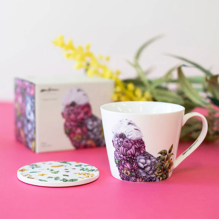 Marini Ferlazzo Mug & Coaster – Galah Bushwalk