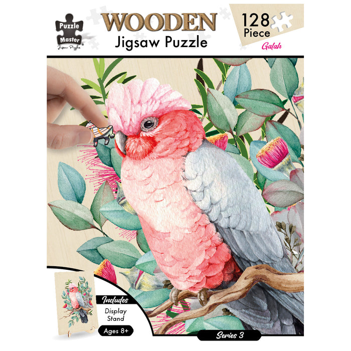 128 Piece Wooden Jigsaw Puzzle, Galah