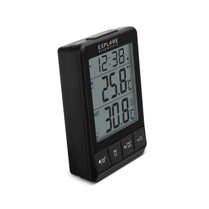 Compact In/Out Temperature Station with Time