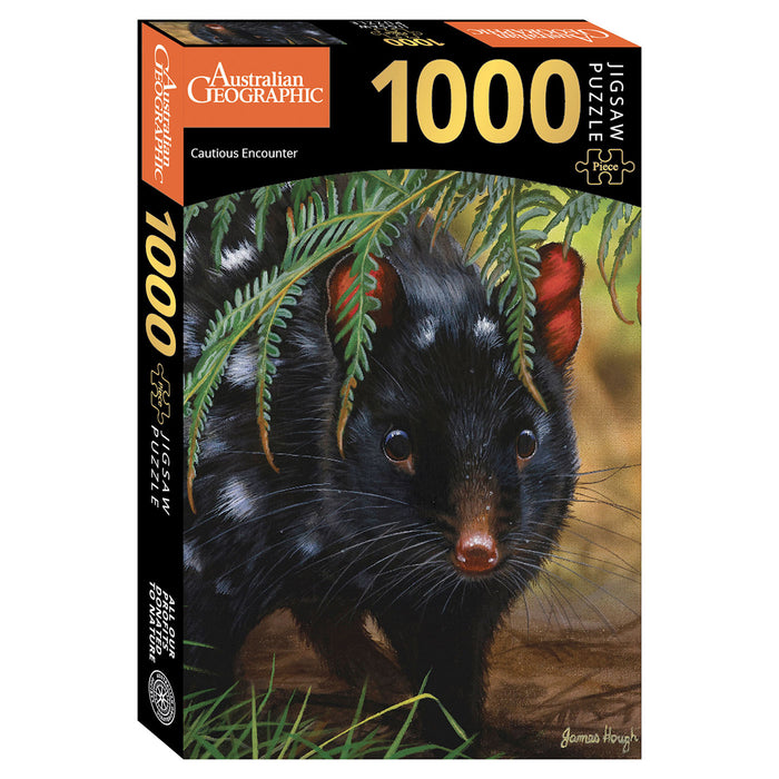 Australian Geographic 1000 Piece Jigsaw: Cautious Encounter