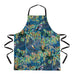 Apron with bird and nature pattern on a white background