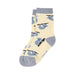 Socks with koala pattern on a butter yellow background