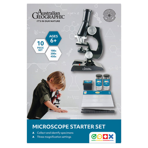 Australian Geographic STEM Microscope Starter Set