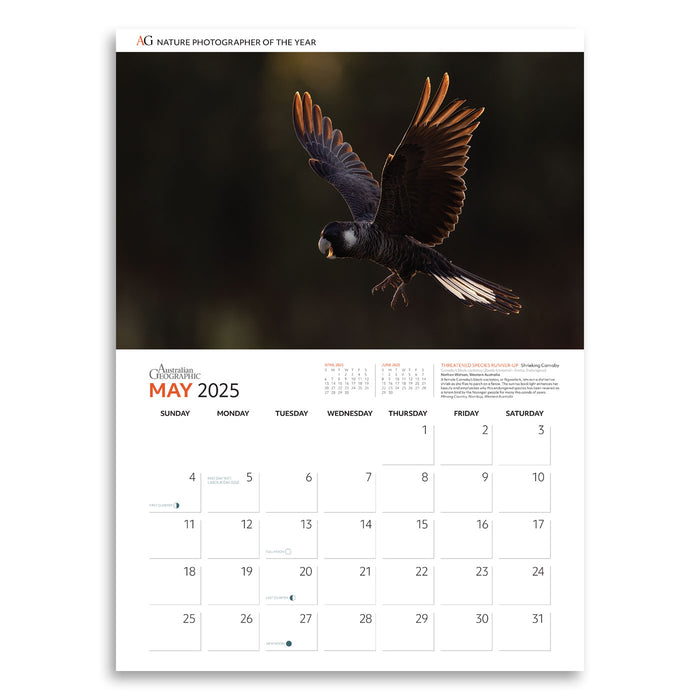 Australian Geographic Nature Photographer of the Year Calendar 2025