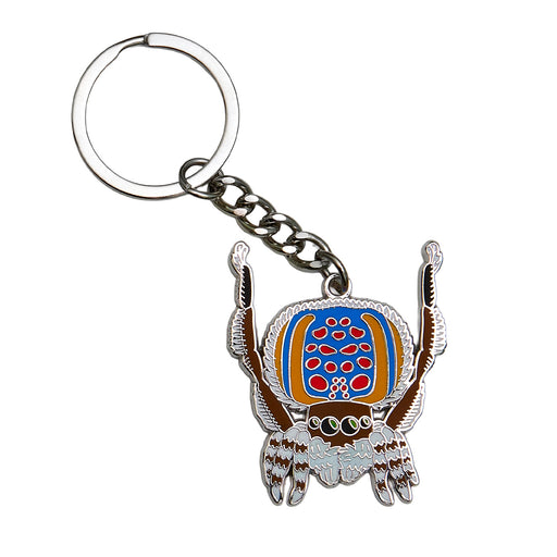 Keychain with a decorative design on a white background
